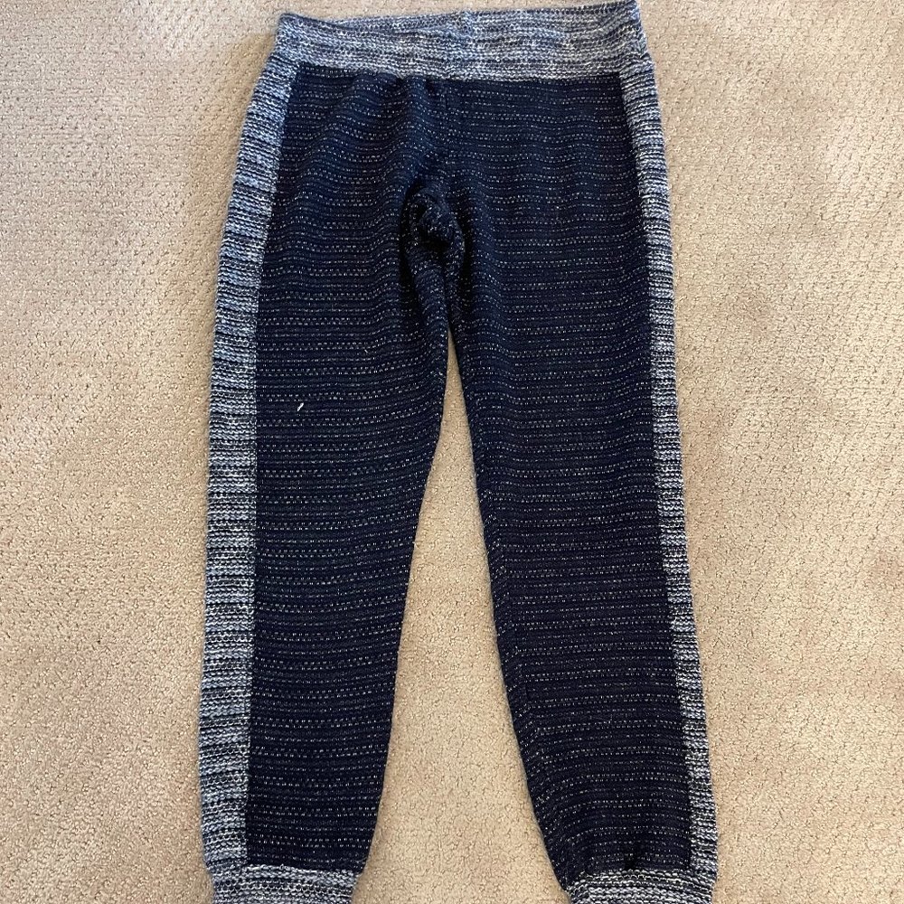 Michael Lauren Knit Blue Joggers